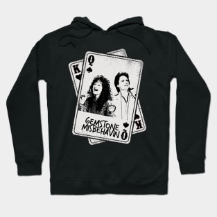 Retro Gemstone Misbehavin Card Style Hoodie